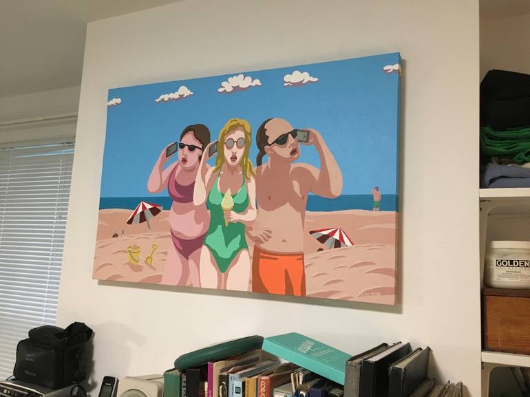 Original Modern Beach Painting by Alden Phelps