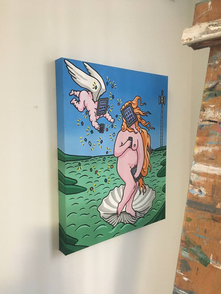 Original Classical mythology Painting by Alden Phelps