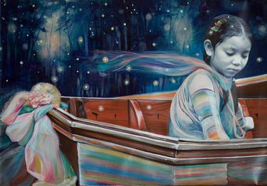 Print of Figurative Transportation Paintings by Aurelie philippe