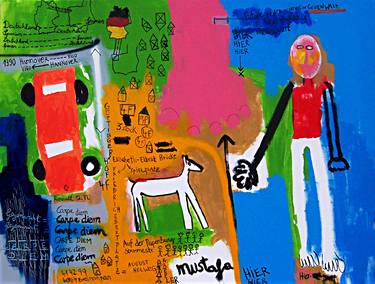 Original Abstract Expressionism Home Paintings by Calvino -   