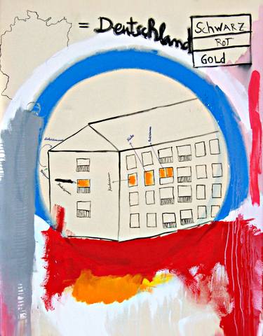 Original Abstract Expressionism Home Paintings by Calvino -   