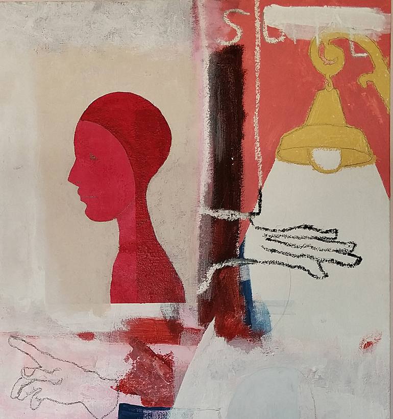 Original Abstract Expressionism Body Painting by Calvino -   