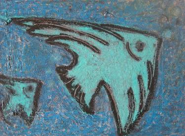 Print of Expressionism Fish Paintings by Sofia Buxo