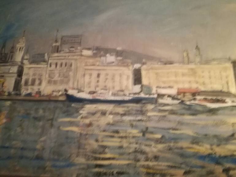 Original Architecture Painting by Sofia Buxo | Other Art on Canvas | The Museum