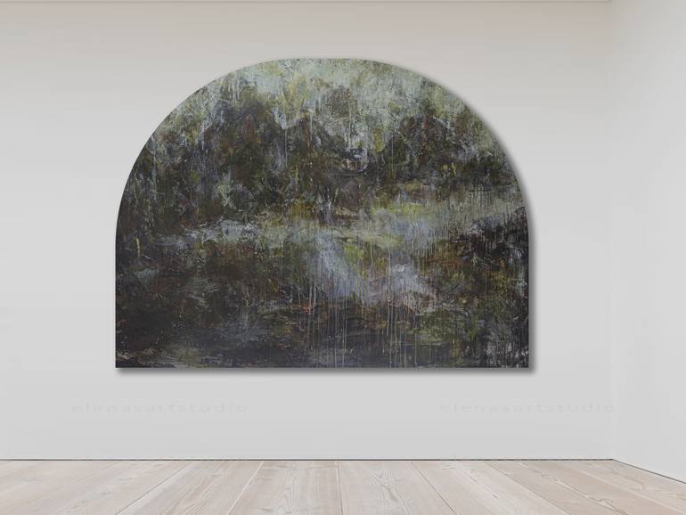 Original Abstract Expressionism Abstract Sculpture by Elena Baker