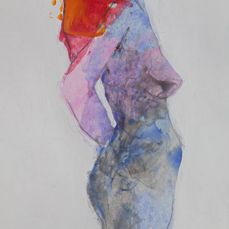 Original Abstract Women Painting by Elena Petrova