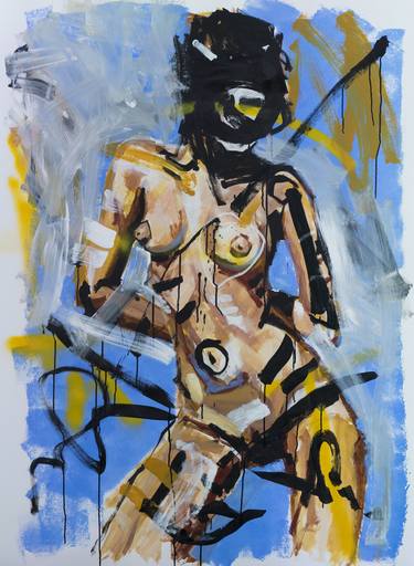 Original Expressionism Nude Paintings by Niels Ballemans