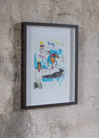 Original Expressionism Animal Printmaking by Niels Ballemans