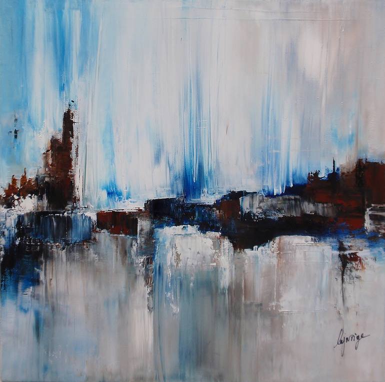 Without Title No. 258 Painting By Benedicte Lajarrige 