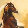 Horse in Motion VI Closeup