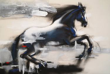 Original Expressionism Horse Paintings by Ananta Mandal