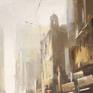 Kolkata Winter painting close-up