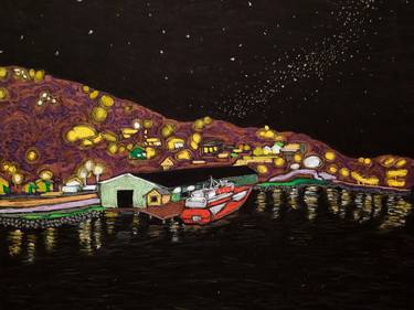 Print of Boat Paintings by Maria Kozyrenko