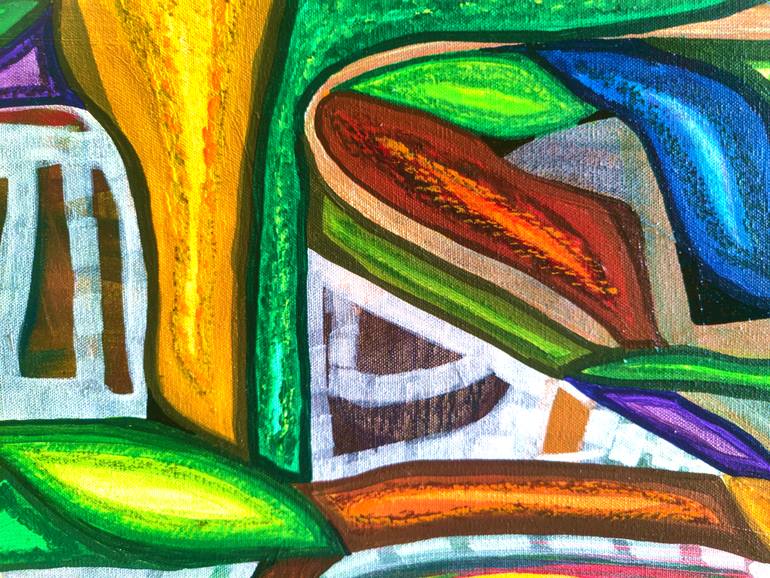 Original Contemporary Abstract Painting by Hinglaz Bardoloi