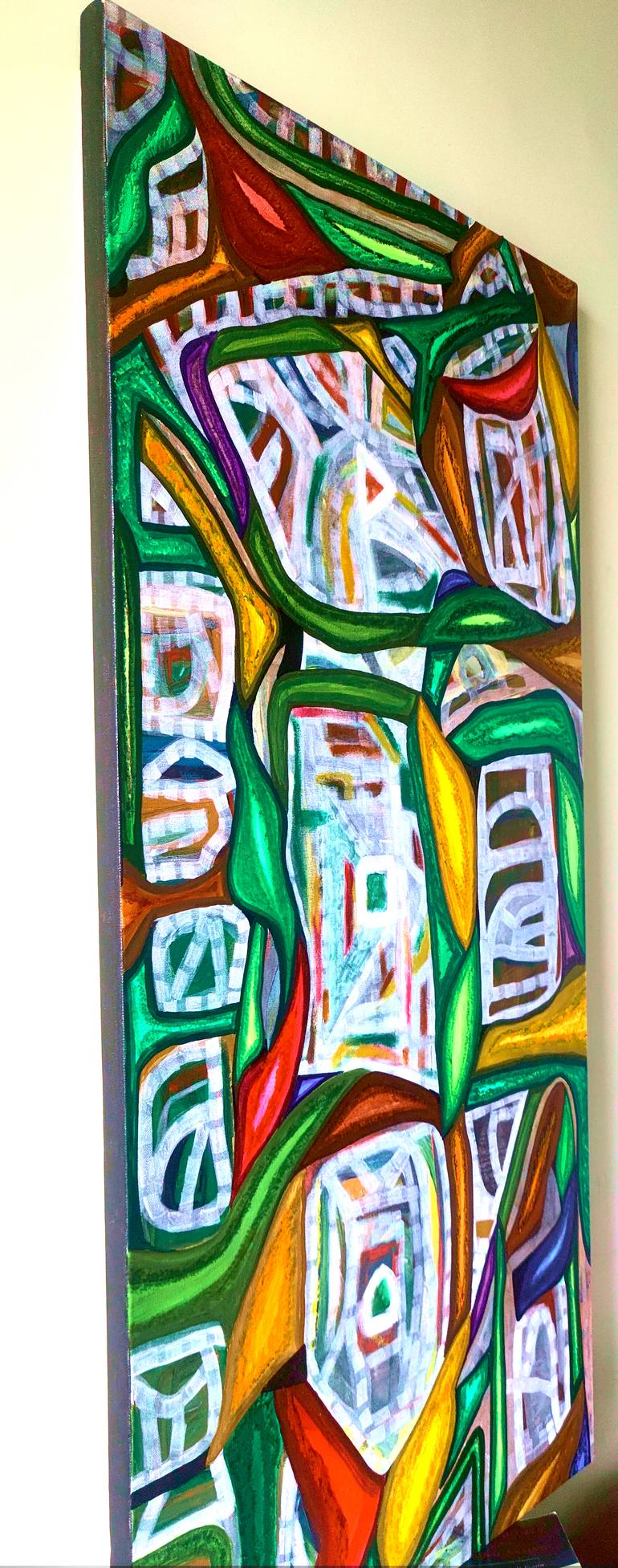 Original Contemporary Abstract Painting by Hinglaz Bardoloi