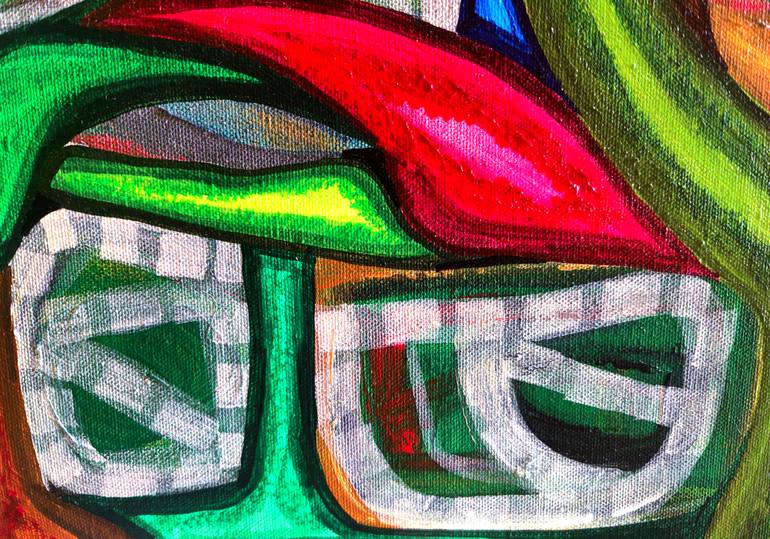 Original Contemporary Abstract Painting by Hinglaz Bardoloi