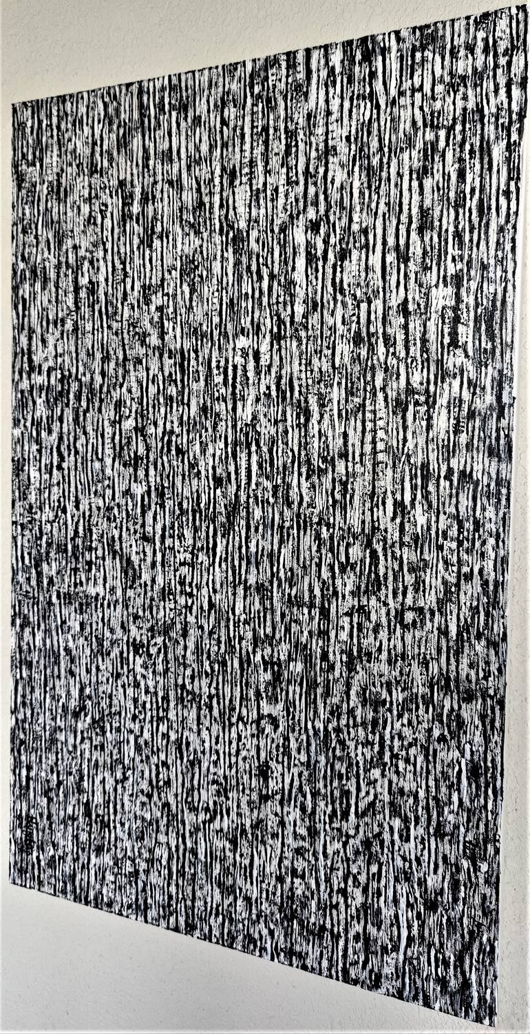 Original Abstract Expressionism Abstract Painting by Hinglaz Bardoloi