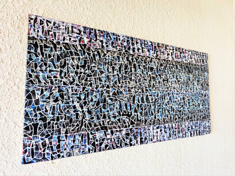 Original Abstract Expressionism Abstract Painting by Hinglaz Bardoloi