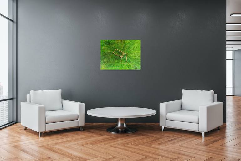 Original Abstract Expressionism Abstract Painting by Hinglaz Bardoloi