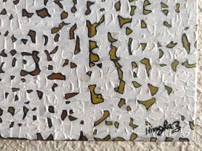 Original Abstract Expressionism Abstract Painting by Hinglaz Bardoloi