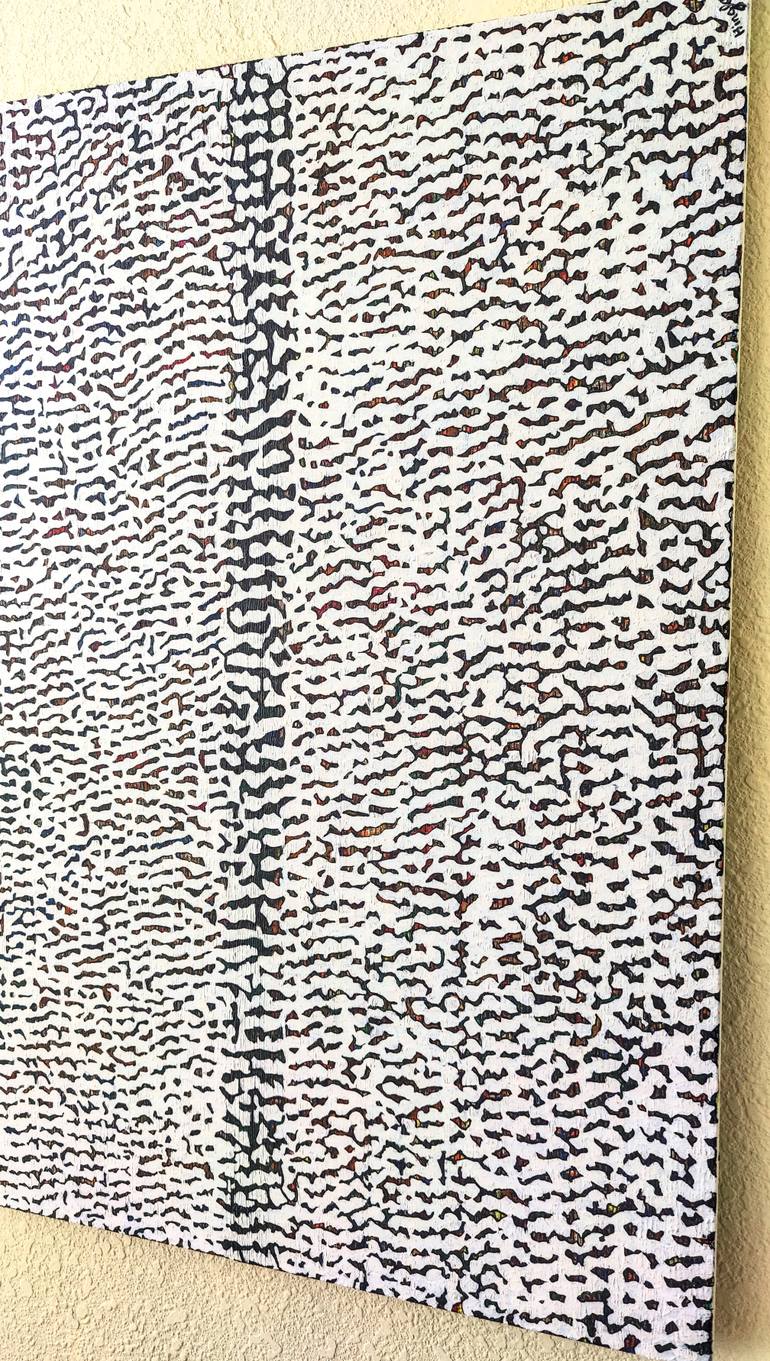 Original Minimalism Abstract Painting by Hinglaz Bardoloi