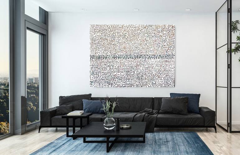 Original Minimalism Abstract Painting by Hinglaz Bardoloi