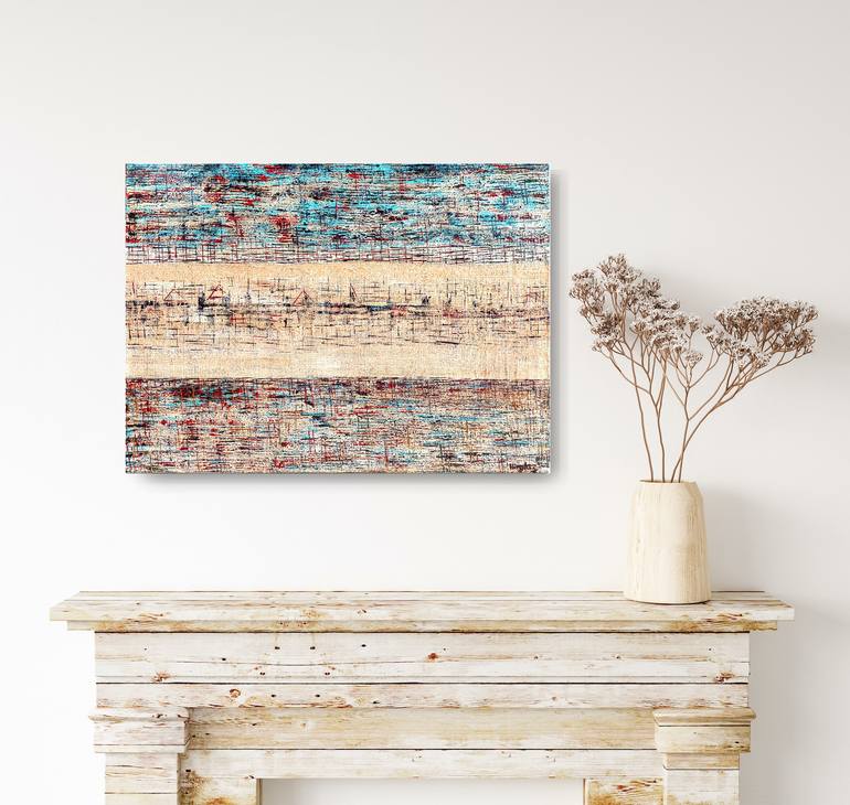 Original Impressionism Abstract Painting by Hinglaz Bardoloi