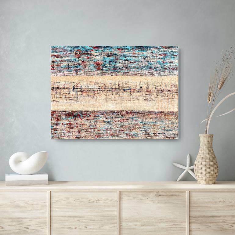 Original Impressionism Abstract Painting by Hinglaz Bardoloi