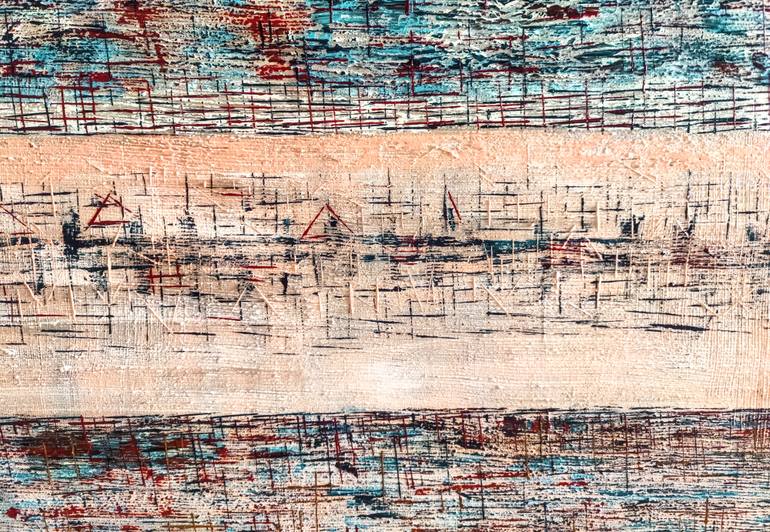 Original Impressionism Abstract Painting by Hinglaz Bardoloi