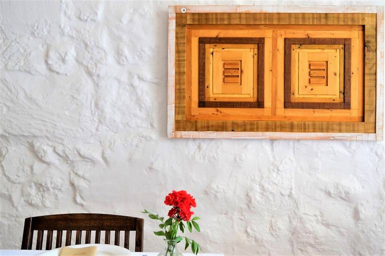 Original Minimalism Geometric Sculpture by Menorca Maker