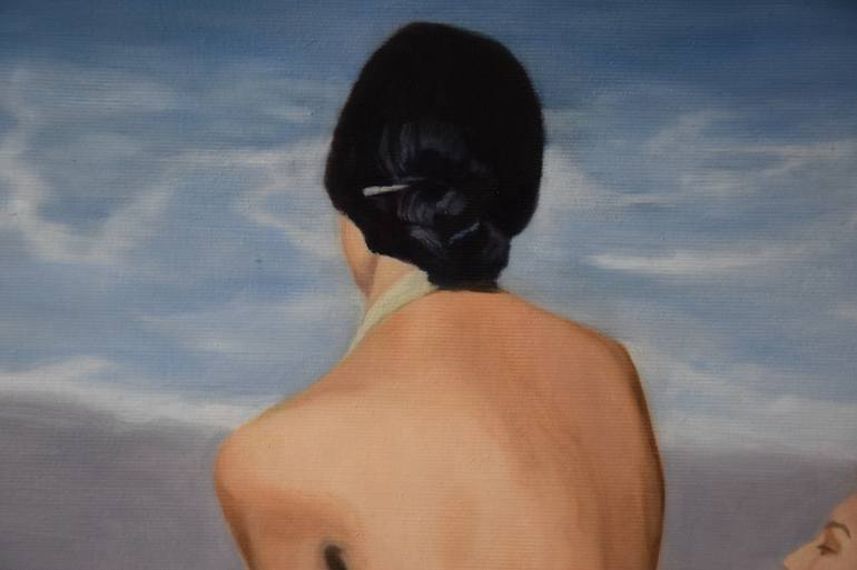 Original Figurative Nude Painting by Silvia Haban
