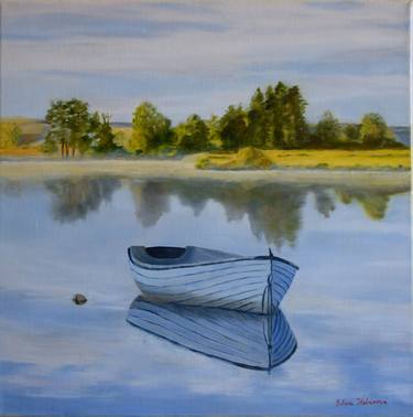 Print of Fine Art Boat Paintings by Silvia Haban