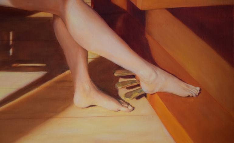 Original Nude Painting by Silvia Haban