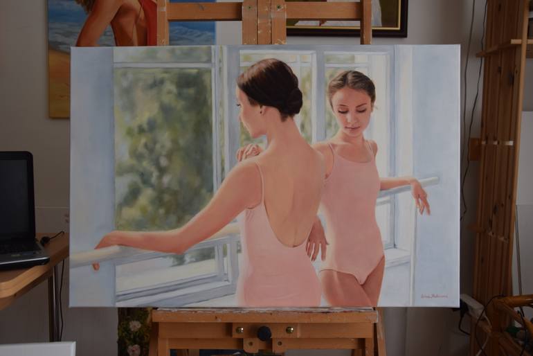 Original Figurative Women Painting by Silvia Haban