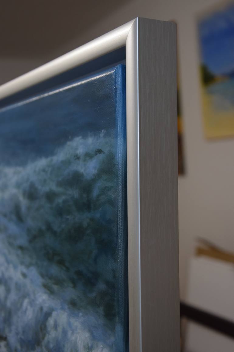 Original Figurative Seascape Painting by Silvia Haban