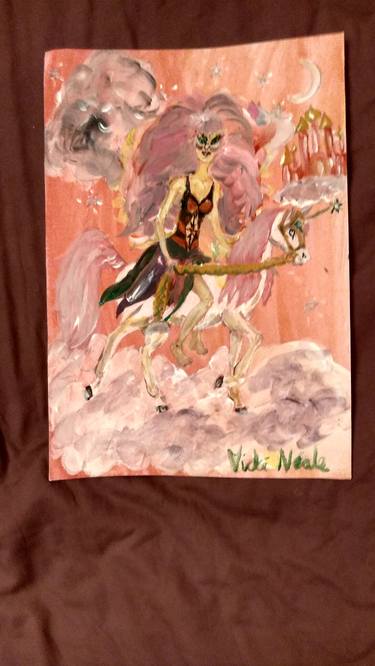 Print of Abstract Classical mythology Paintings by Vicki Neale