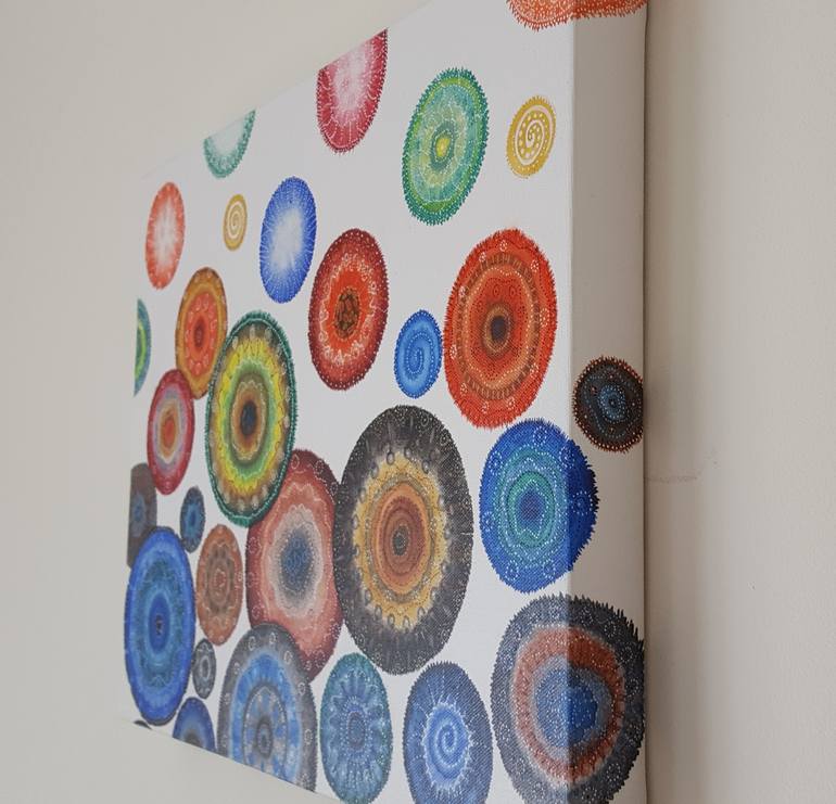 Original Abstract Patterns Painting by Sarah McDermott