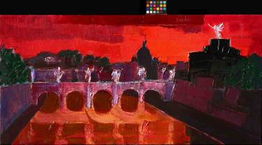 Original Expressionism Cities Paintings by Paolo Petrucci