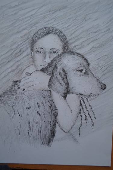 Print of Documentary Dogs Drawings by Daria Klimova