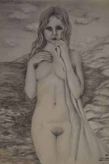 Original Documentary Nude Drawings by Daria Klimova