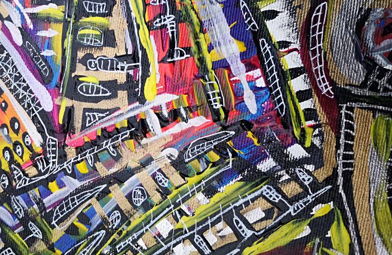 Original Illustration Graffiti Painting by Andrea Boscaro