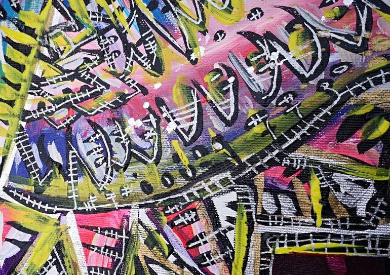 Original Illustration Graffiti Painting by Andrea Boscaro