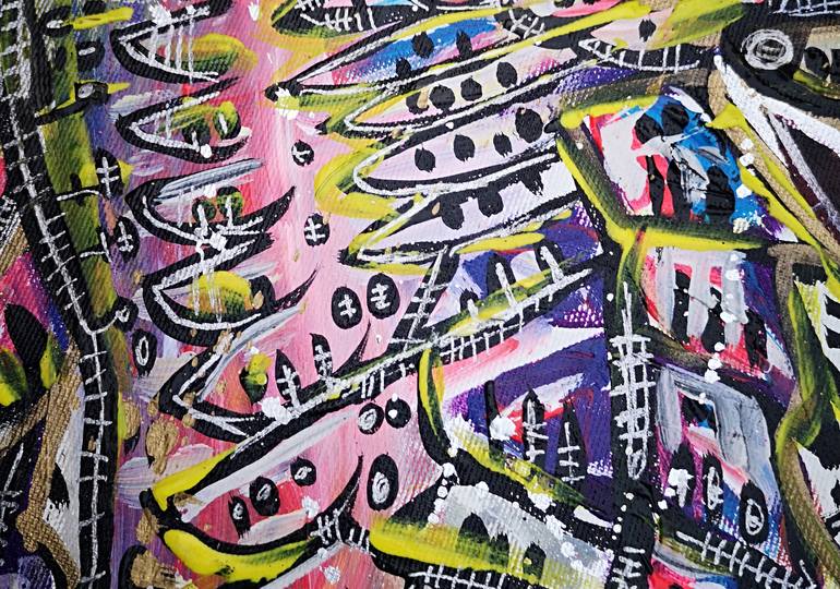 Original Illustration Graffiti Painting by Andrea Boscaro