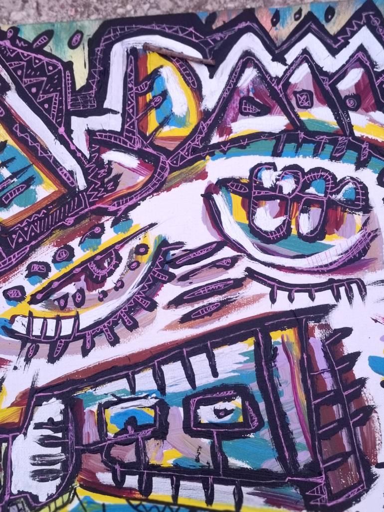 Original Cubism Abstract Painting by Andrea Boscaro
