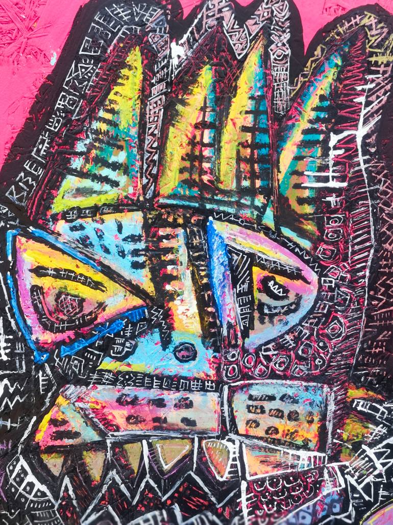 Original Cubism Pop Culture/Celebrity Painting by Andrea Boscaro