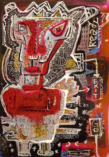 Print of Expressionism Graffiti Paintings by Andrea Boscaro