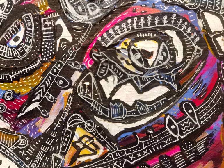 Original Expressionism Animal Painting by Andrea Boscaro