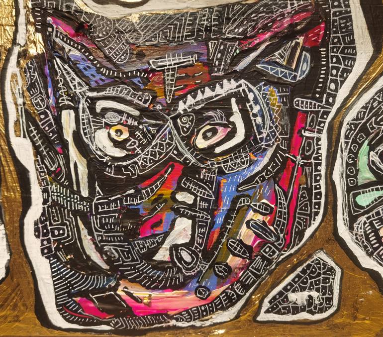 Original Expressionism Animal Painting by Andrea Boscaro