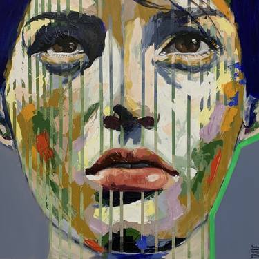 Print of Abstract Portrait Paintings by Driekie Van Wyk