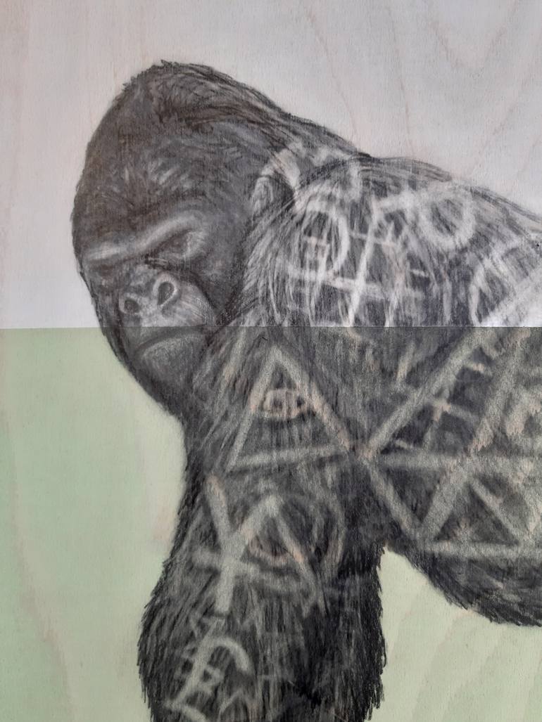 Original Conceptual Animal Drawing by Tom Van Herrewege
